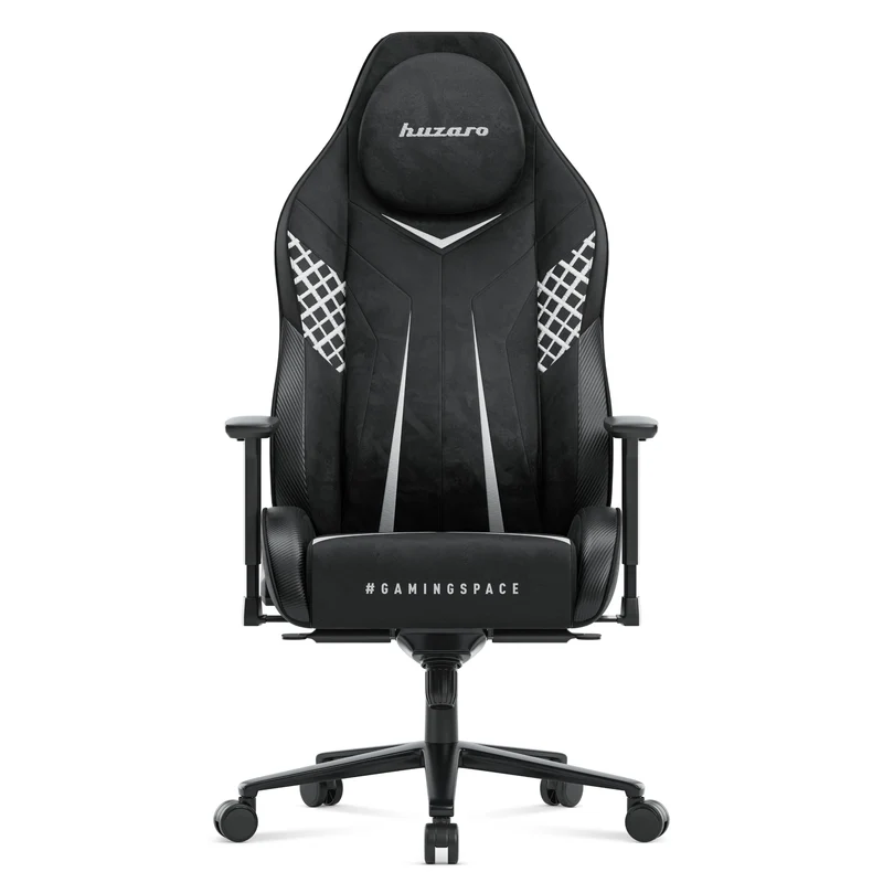 Gaming-Stuhl aus Wildleder Huzaro Force 8.3 Carbon Black