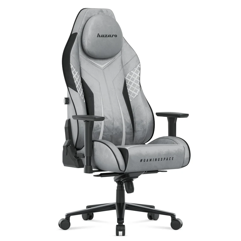 Gaming-Stuhl aus Wildleder Huzaro Force 8.3 Grey