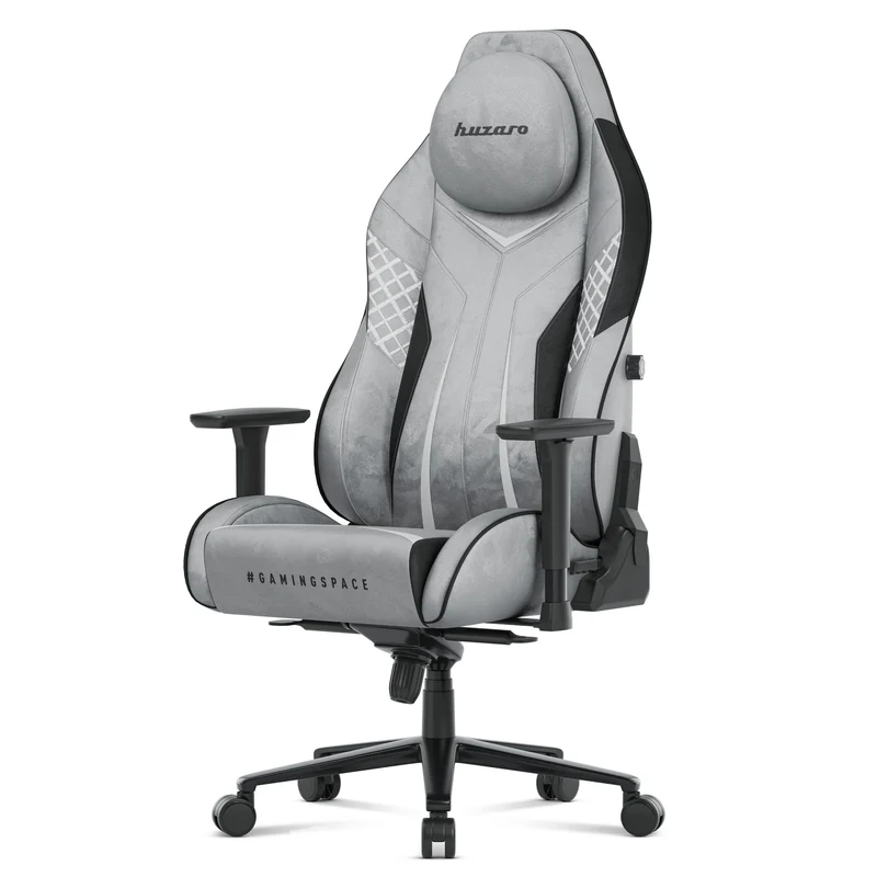 Gaming-Stuhl aus Wildleder Huzaro Force 8.3 Grey