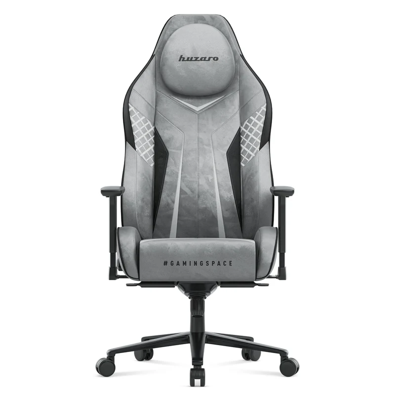 Gaming-Stuhl aus Wildleder Huzaro Force 8.3 Grey