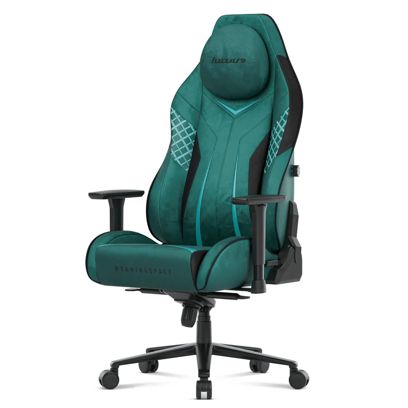 Gaming-Stuhl aus Wildleder Huzaro Force 8.3 Green