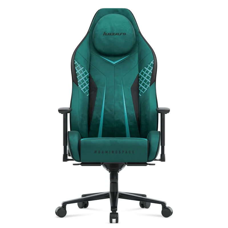 Gaming-Stuhl aus Wildleder Huzaro Force 8.3 Green