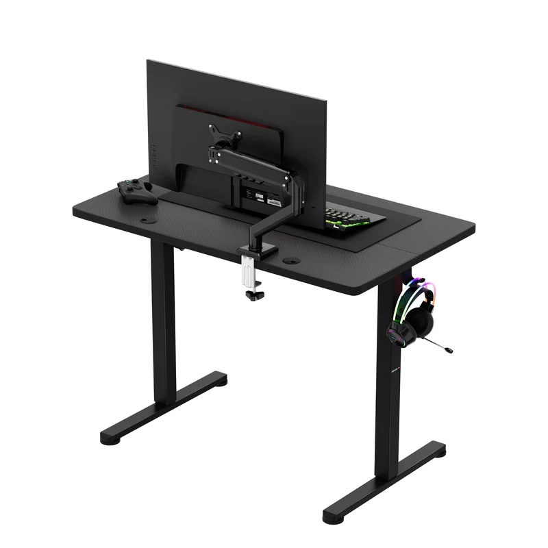 Elektrisch höhenverstellbarer Schreibtisch auf Rollen Huzaro Hero 7.8 Black