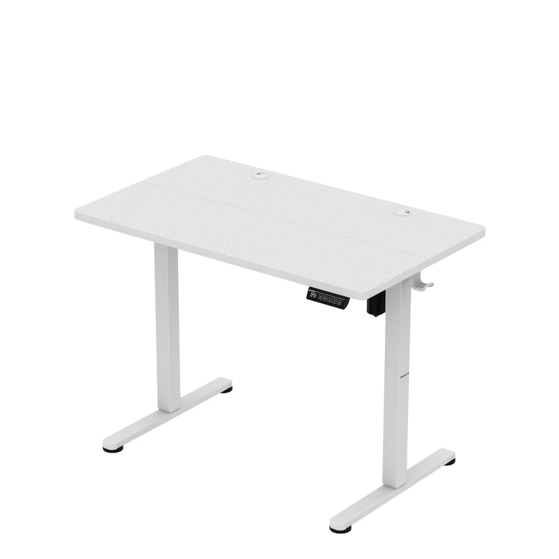 Elektrisch höhenverstellbarer Schreibtisch auf Rollen Huzaro Hero 7.8 White