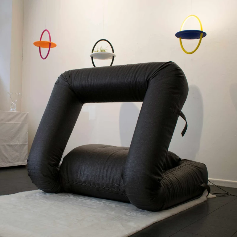 Armchair ANFIBIO by Alessandro Becchi for Giovannetti