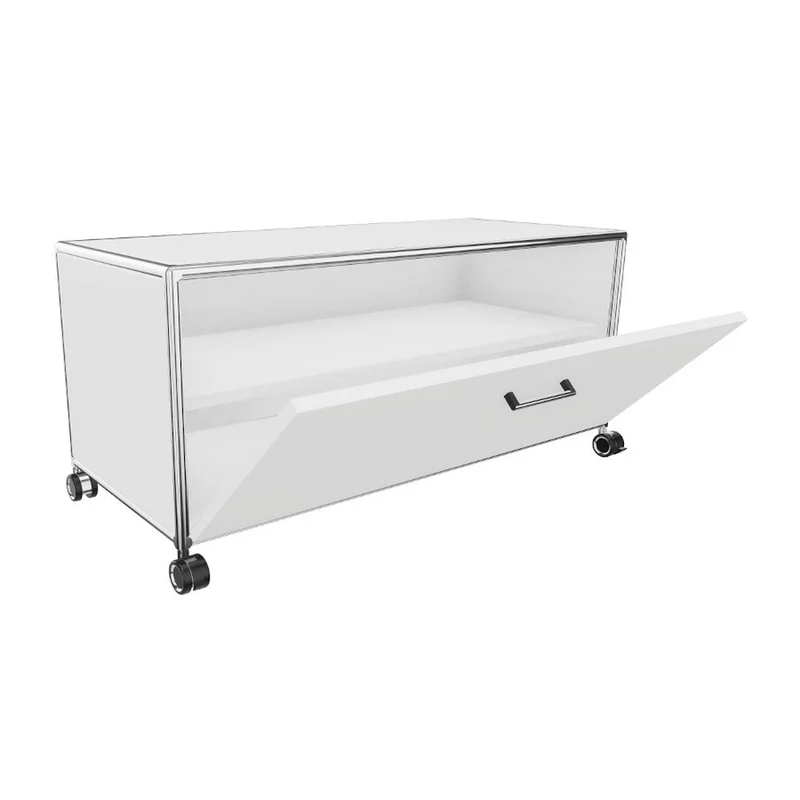 Bosse Sideboard TV-Board Höhe 1 OH Breite 100 cm mit Klappe - Melamin Oberfläche