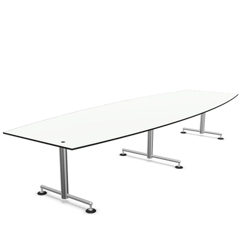 Bosse Modul Space M1 höhenverstellbarer Konferenztisch - Vollkern Platte Weiss