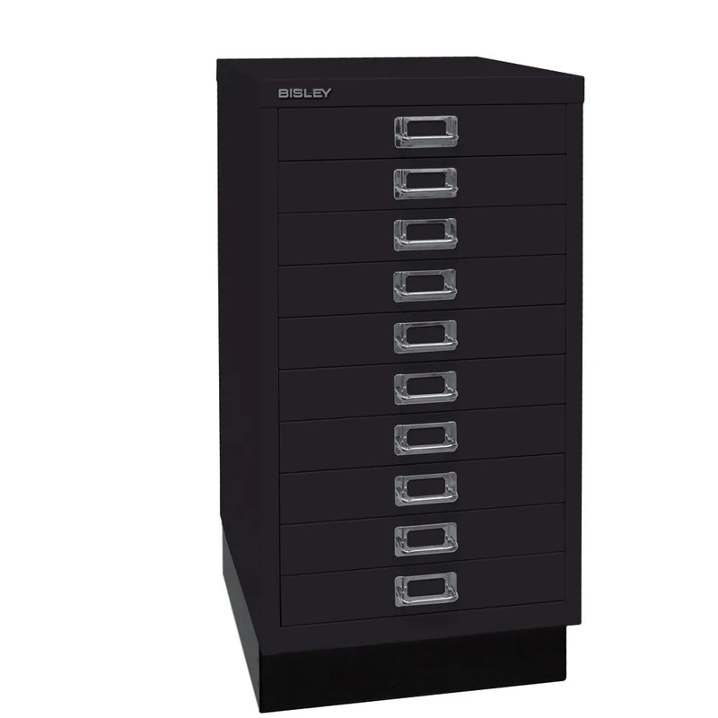 Bisley MultiDrawer™ L29A310S - 10 Schubladen - Gesamthöhe 670 mm - DIN A3 - alle Farben inkl. Sockel - jetzt besonders günstig FREI Haus geliefert