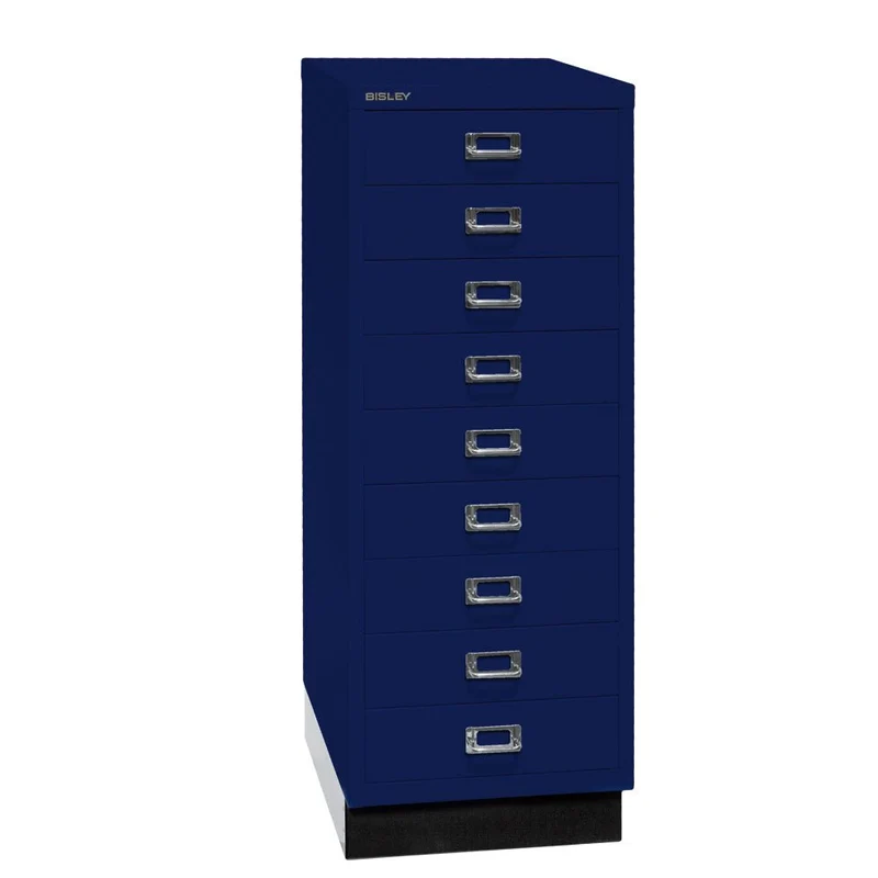 Bisley MultiDrawer™ L39A39S - 9 Schubladen - Gesamthöhe 940 mm - DIN A3 - alle Farben inkl. Sockel - jetzt besonders günstig FREI Haus geliefert