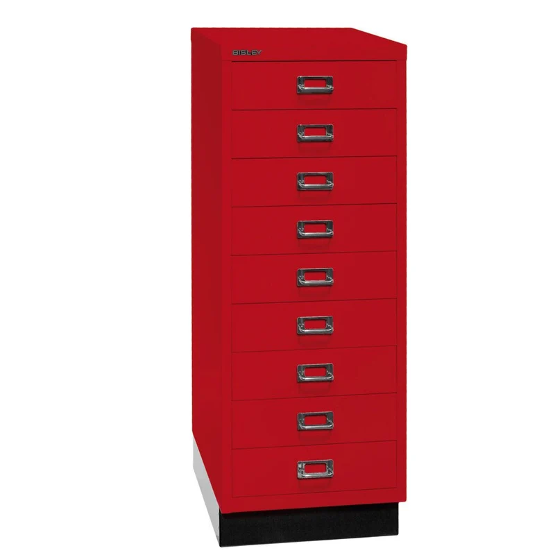Bisley MultiDrawer™ L39A39S - 9 Schubladen - Gesamthöhe 940 mm - DIN A3 - alle Farben inkl. Sockel - jetzt besonders günstig FREI Haus geliefert