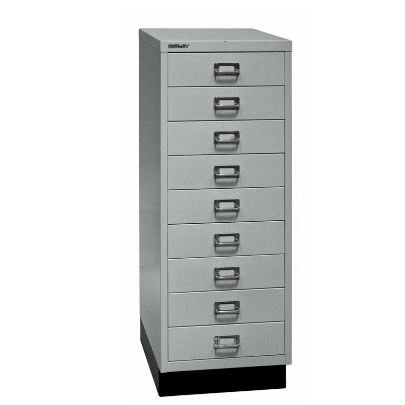 Bisley MultiDrawer™ L39A39S - 9 Schubladen - Gesamthöhe 940 mm - DIN A3 - alle Farben inkl. Sockel - jetzt besonders günstig FREI Haus geliefert