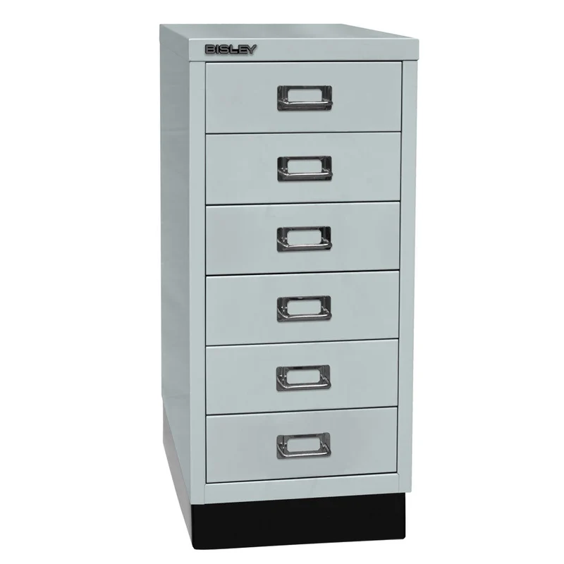 Bisley MultiDrawer™ L296S - 6 Schubladen und Sockel - Gesamthöhe 670 mm - DIN A4 - alle Farben jetzt auf Rechnung bestellen