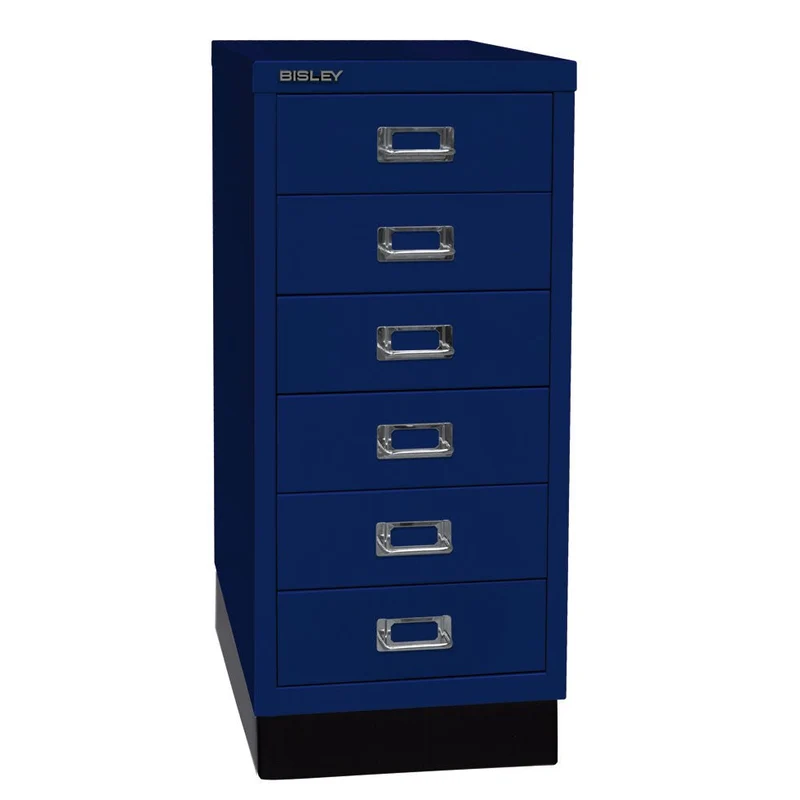 Bisley MultiDrawer™ L296S - 6 Schubladen und Sockel - Gesamthöhe 670 mm - DIN A4 - alle Farben jetzt auf Rechnung bestellen