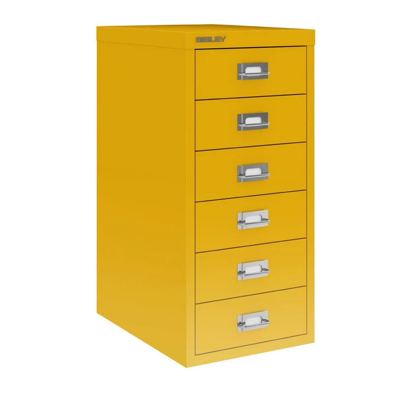 Bisley MultiDrawer™ L296S - 6 Schubladen und Sockel - Gesamthöhe 670 mm - DIN A4 - alle Farben jetzt auf Rechnung bestellen