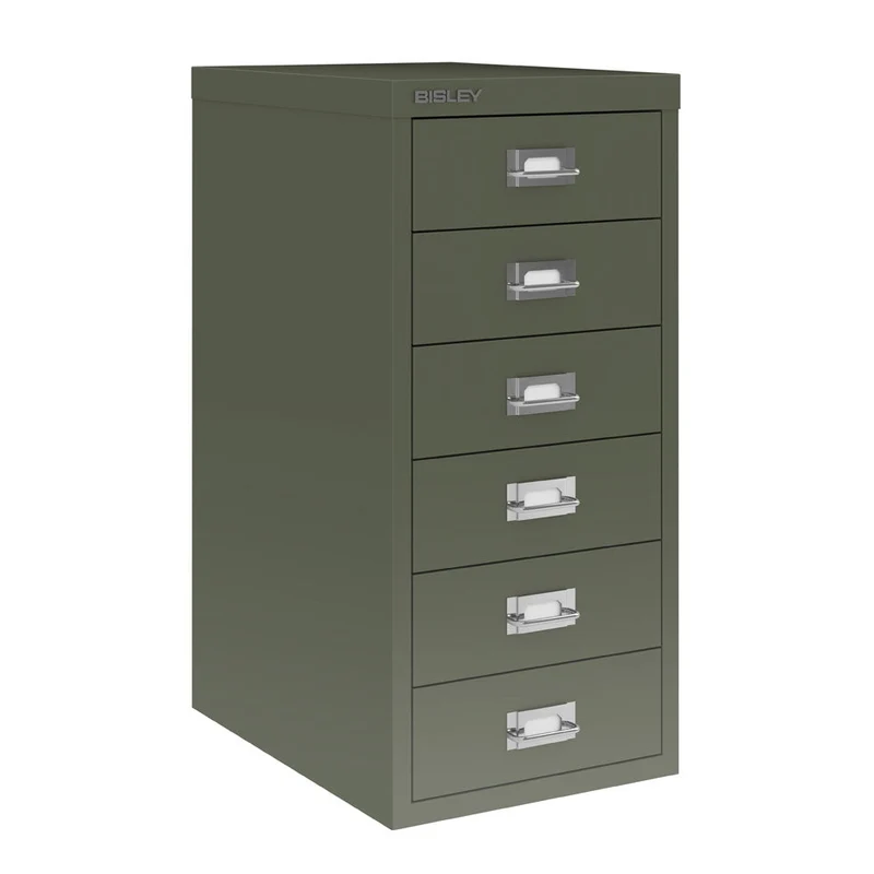 Bisley MultiDrawer™ L296S - 6 Schubladen und Sockel - Gesamthöhe 670 mm - DIN A4 - alle Farben jetzt auf Rechnung bestellen