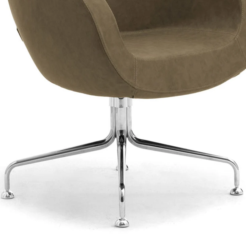 Lounge Sessel fm Pirum - niedriger Rücken- hochwertiger Wollbezug Fenice