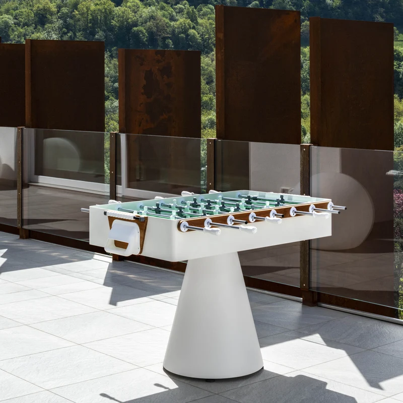 Metal Foosball Table CICLOPE by Basaglia and Rota Nodari for FAS Pendezza