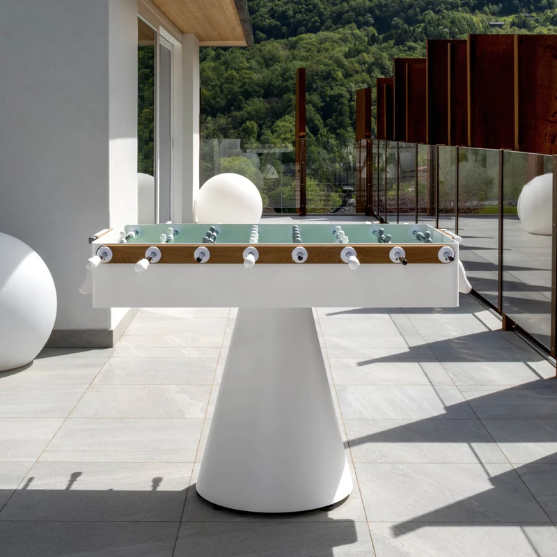 Metal Foosball Table CICLOPE by Basaglia and Rota Nodari for FAS Pendezza