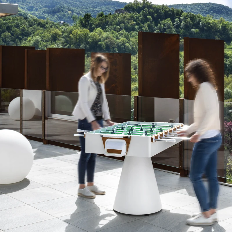 Metal Foosball Table CICLOPE by Basaglia and Rota Nodari for FAS Pendezza