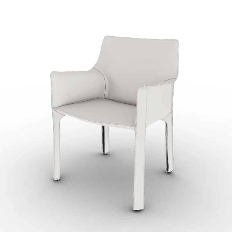 Leather Armchair CAB 413, designed by Mario Bellini for Cassina
