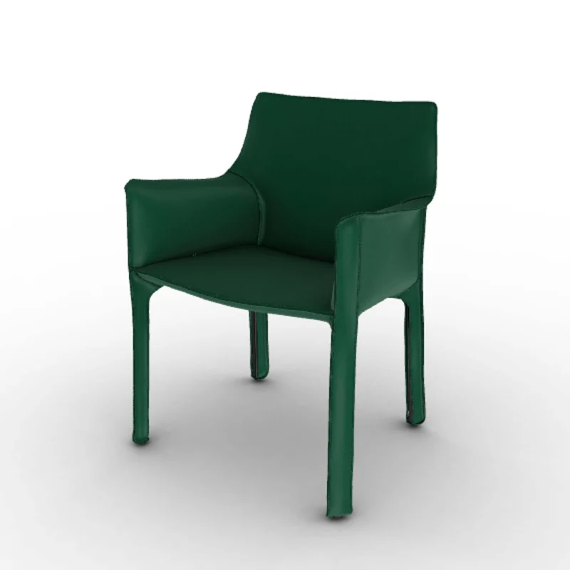 Leather Armchair CAB 413, designed by Mario Bellini for Cassina