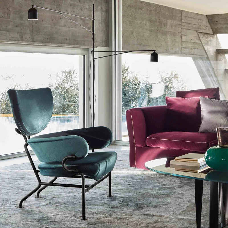Armchair TRE PEZZI, designed by F. Albini & F. Helg for Cassina