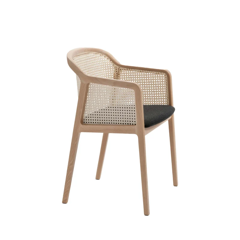 Straw Armchair VIENNA by Emmanuel Gallina for Colé Italia