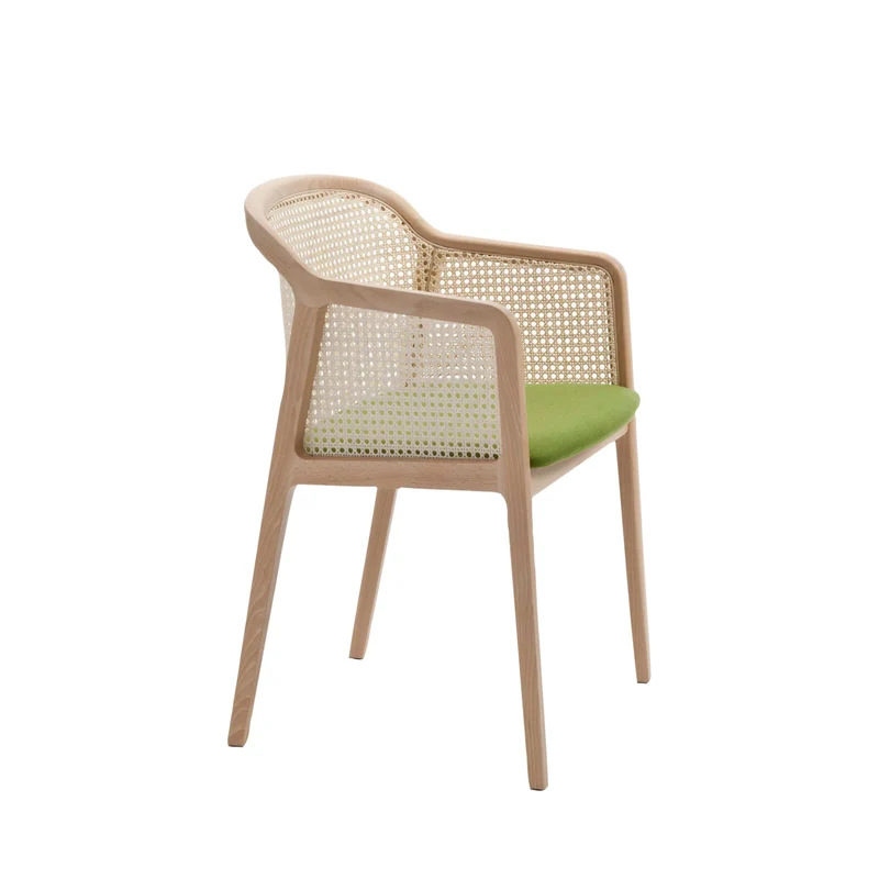 Straw Armchair VIENNA by Emmanuel Gallina for Colé Italia