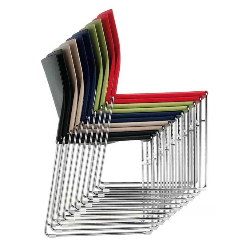 Besucherstuhl PLUS 4 - Kufenstuhl - Stuhl Reihenverbindbar ohne Polster - Beste Qualität & Design! - Auf Rechnung kaufen