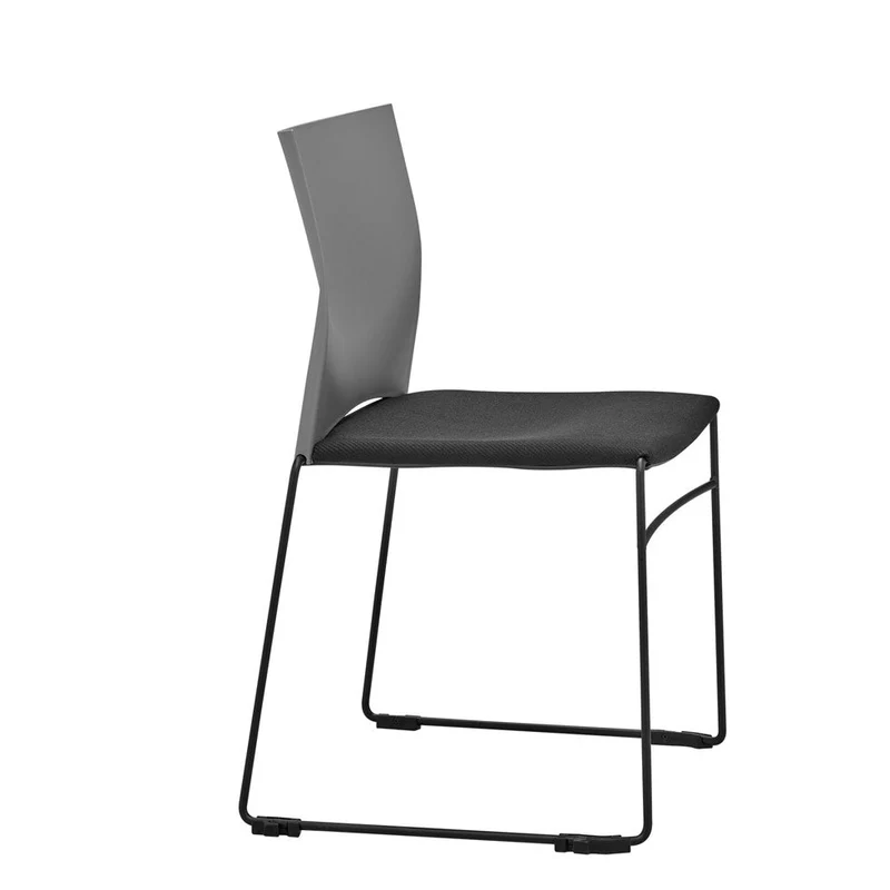 Besucherstuhl PLUS 4 - Kufenstuhl - Stuhl Reihenverbindbar ohne Polster - Beste Qualität & Design! - Auf Rechnung kaufen