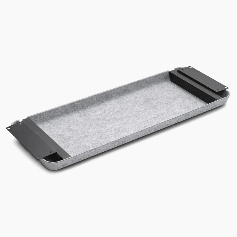 Unterbauschublade Schreibtisch Filz APTO Tischanbau und Tischzubehör - B73,3 x T 26 x H 4,4 cm