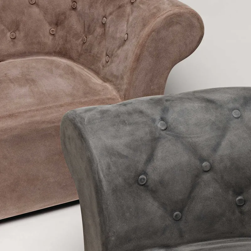 Armchair SIRCHESTER Moleskin by Bazzicalupo and Mangiarotti for Serralunga