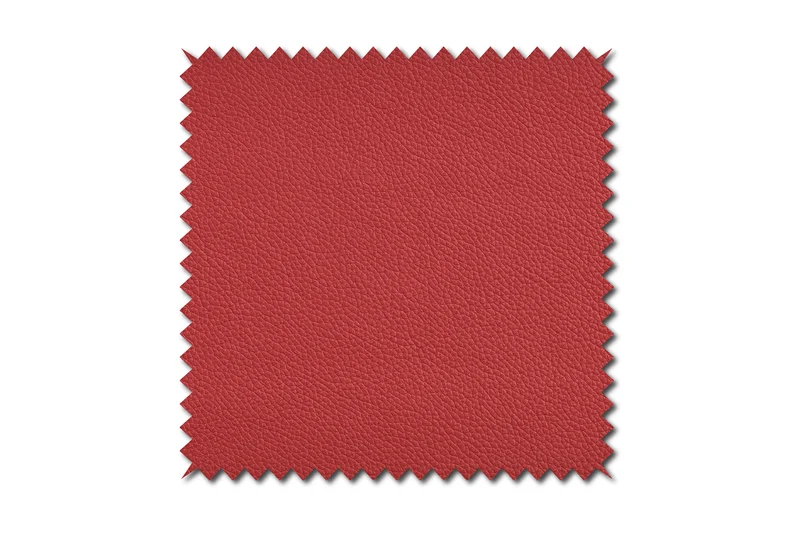 KAWOLA Stoffmuster Leder rot