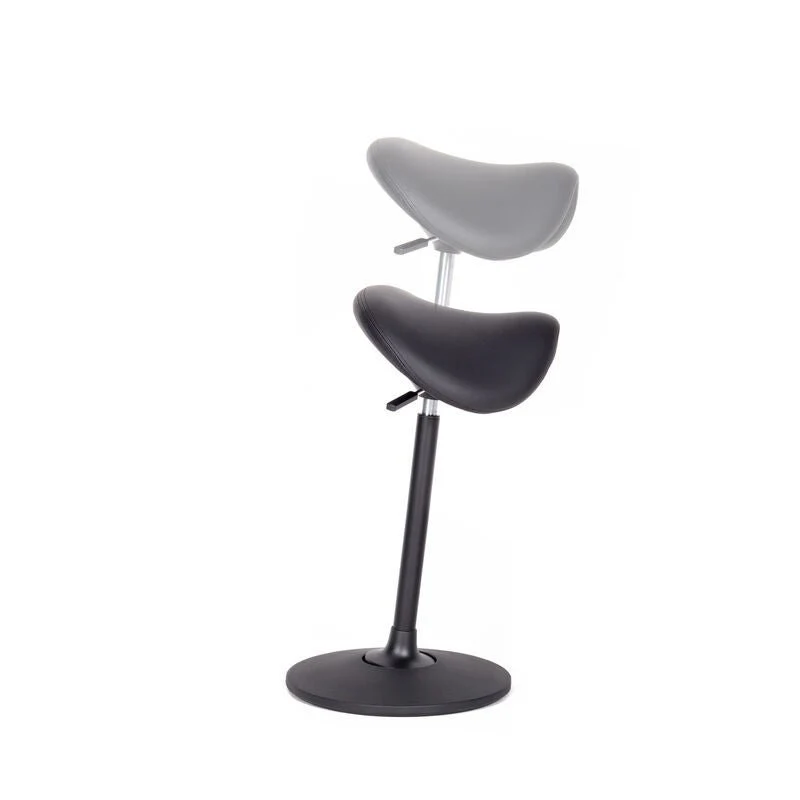 lento Stehhilfe - Ergonomischer Pendelhocker / Sattelsitz / Stehhocker für einen gesunden Rücken - Kunstleder Antibakteriell
