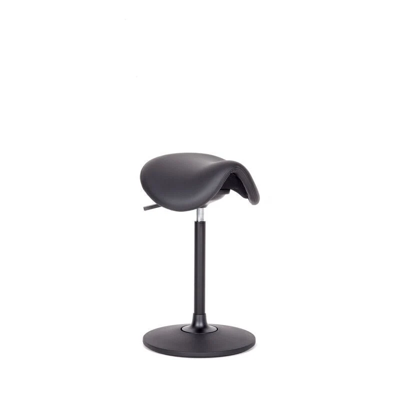 lento Stehhilfe - Ergonomischer Pendelhocker / Sattelsitz / Stehhocker für einen gesunden Rücken - Kunstleder Antibakteriell
