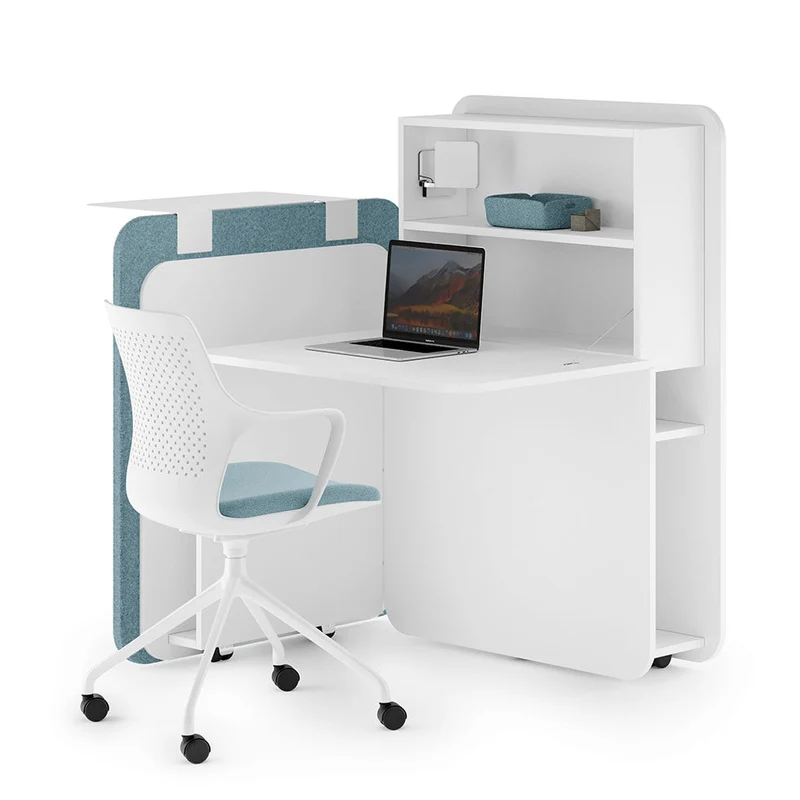 FlatUp FM Designschreibtisch | Homeoffice Schreibtisch | Klapptisch | Mobil auf Rollen