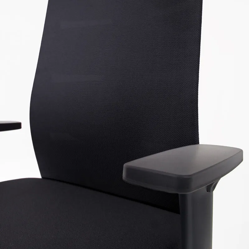 Ergonomischer Bürostuhl Netzrücken Agilis Matrix MT13 | Schwarz