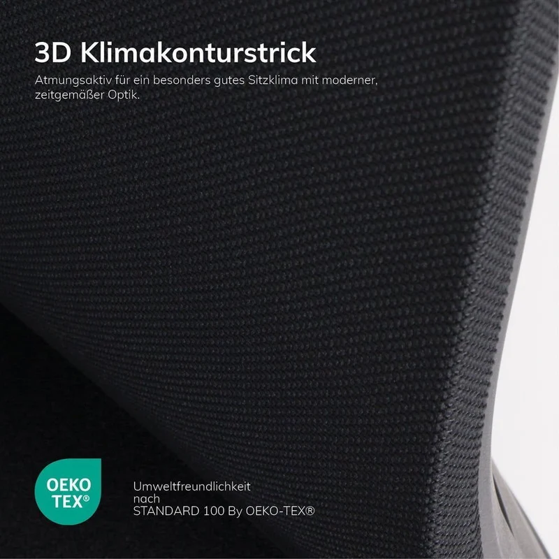 Ergonomischer Bürostuhl Netzrücken Agilis Matrix MT13 | Schwarz