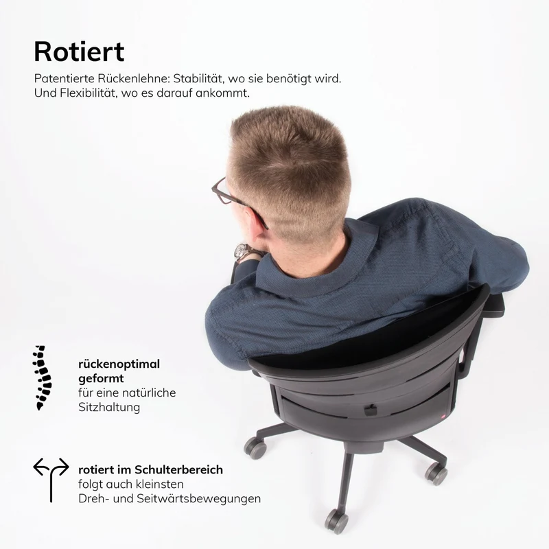 Ergonomischer Bürostuhl lento Agilis Matrix MT12 Start-Up