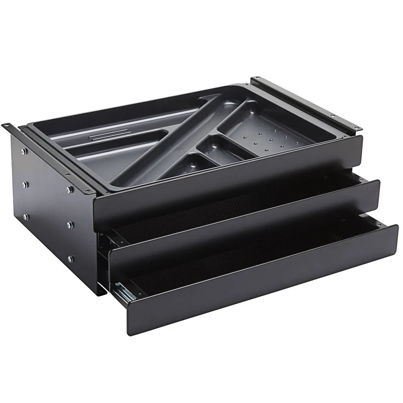Unterbauschublade Schreibtisch Schublade Tri mit 3 Schubladen - in zwei Breiten B 31,6/40,2 x T 31,8/24,8 x H 13,9 cm - Made in Dänemark