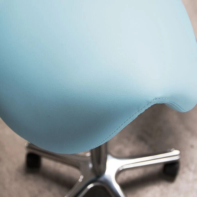 Stehhilfe - Ergonomischer Pendelhocker Lento Sella / Sattelsitz / Stehhocker für einen gesunden Rücken - Kunstleder Antibakteriell