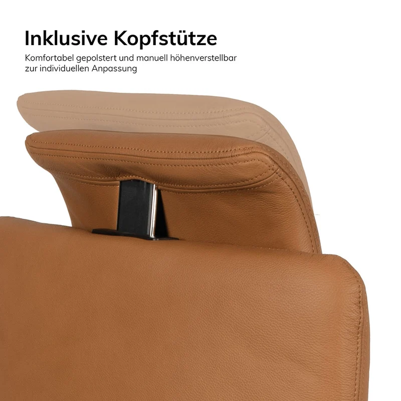 lento Ergonomischer Bürostuhl XL Agilis AG12 Leder - Schwerlaststuhl bis 200 KG