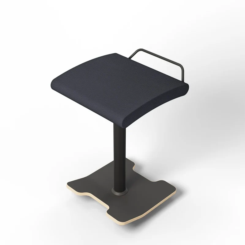 Ergonomischer Bürohocker Hocker - Stehhilfe mit Bodenwippe Lento Sella Activa SA10 - verhindert Rückenschmerzen und Verspannungen