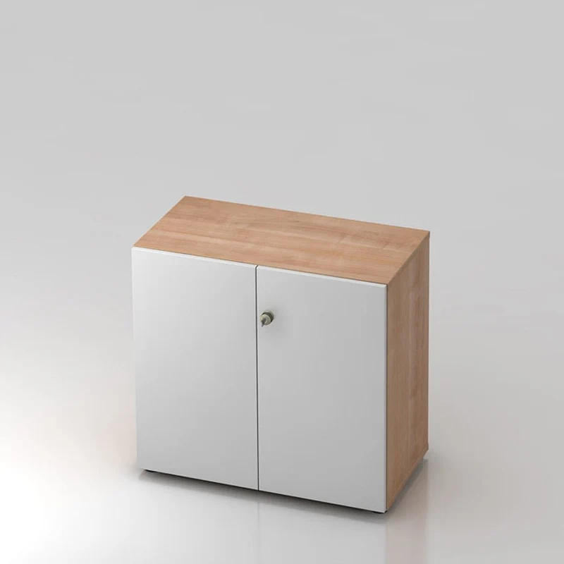 Aktenschrank Büroschrank Pure - 2 Ordnerhöhen 80cm breit