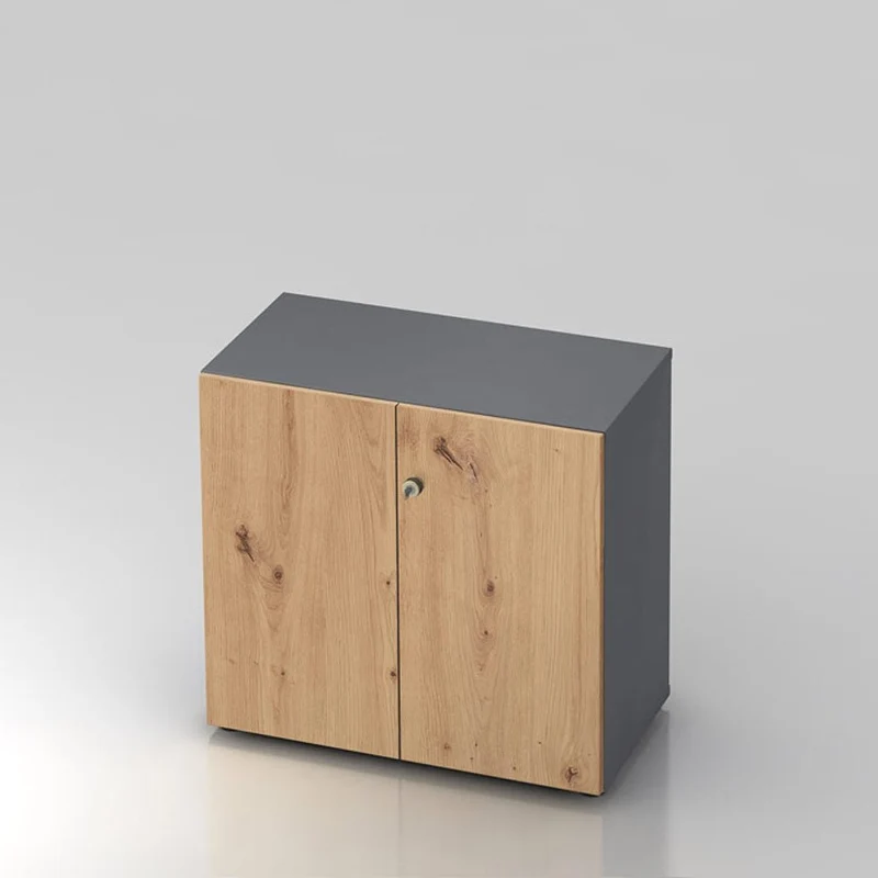 Aktenschrank Büroschrank Pure - 2 Ordnerhöhen 80cm breit