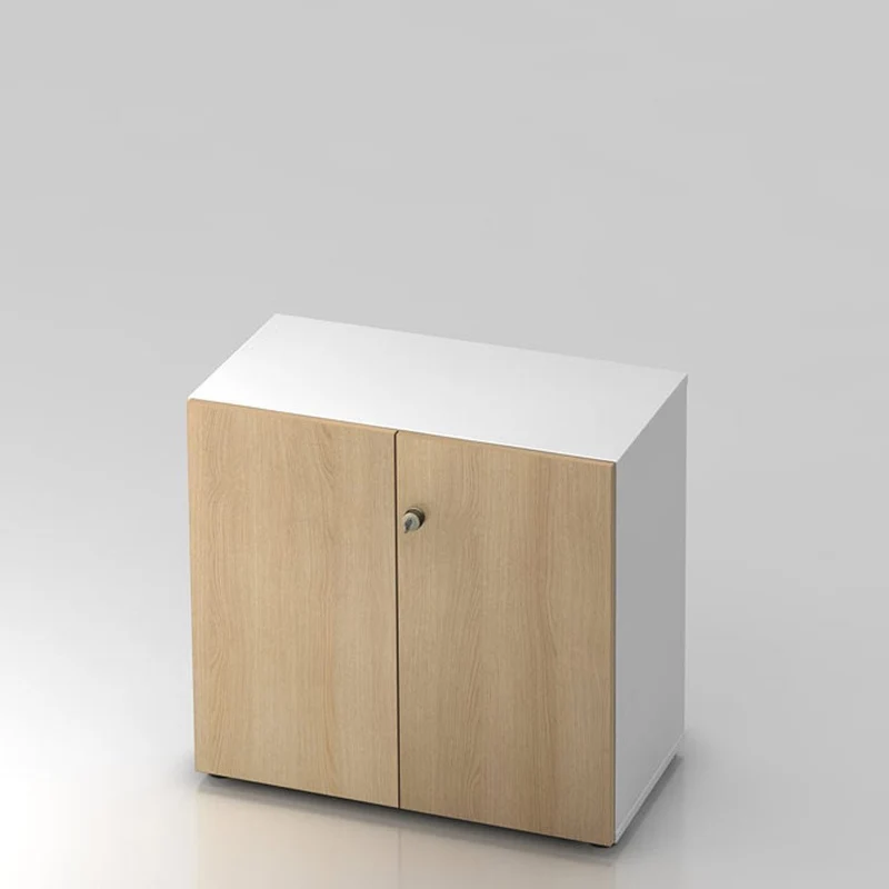 Aktenschrank Büroschrank Pure - 2 Ordnerhöhen 80cm breit