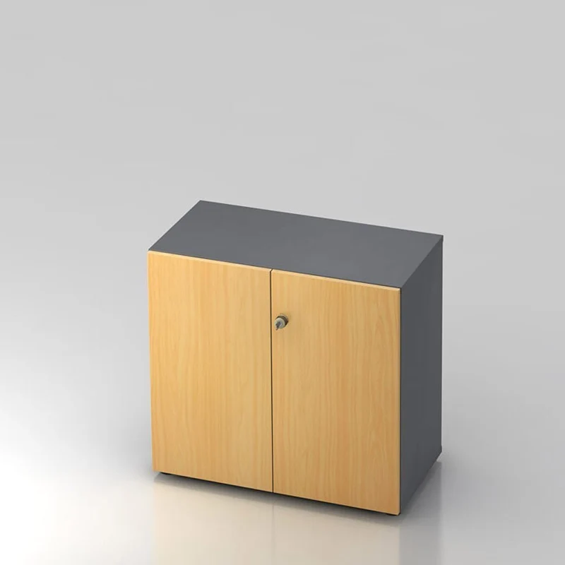 Aktenschrank Büroschrank Pure - 2 Ordnerhöhen 80cm breit