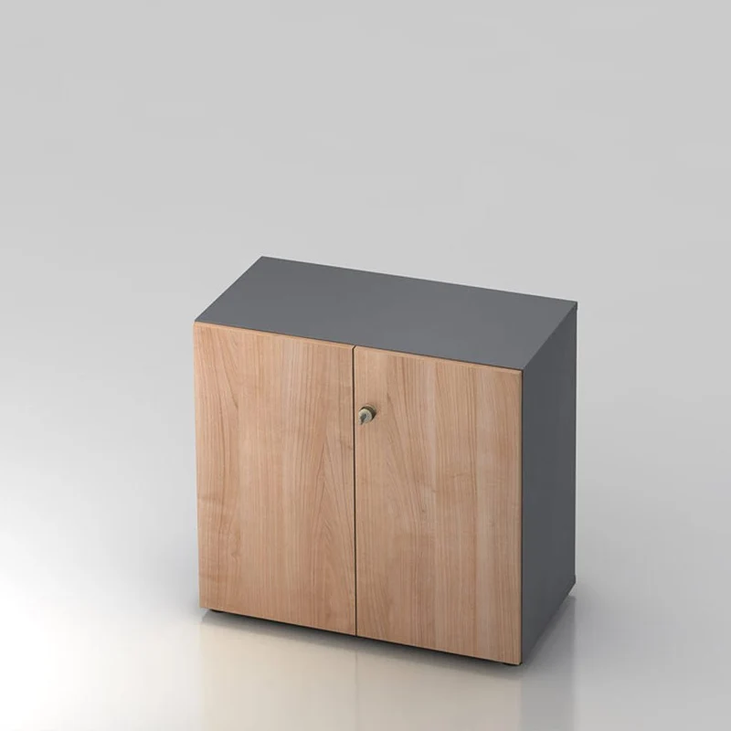 Aktenschrank Büroschrank Pure - 2 Ordnerhöhen 80cm breit