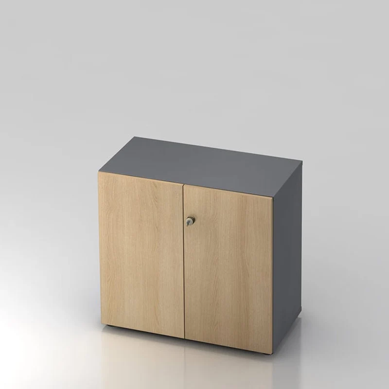 Aktenschrank Büroschrank Pure - 2 Ordnerhöhen 80cm breit