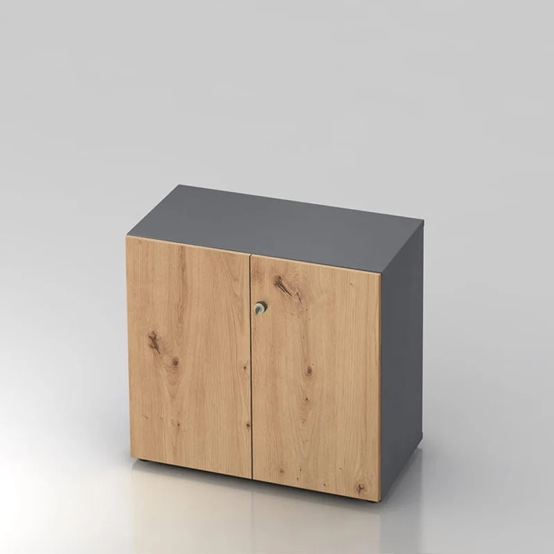 Aktenschrank Büroschrank Pure - 2 Ordnerhöhen 80cm breit
